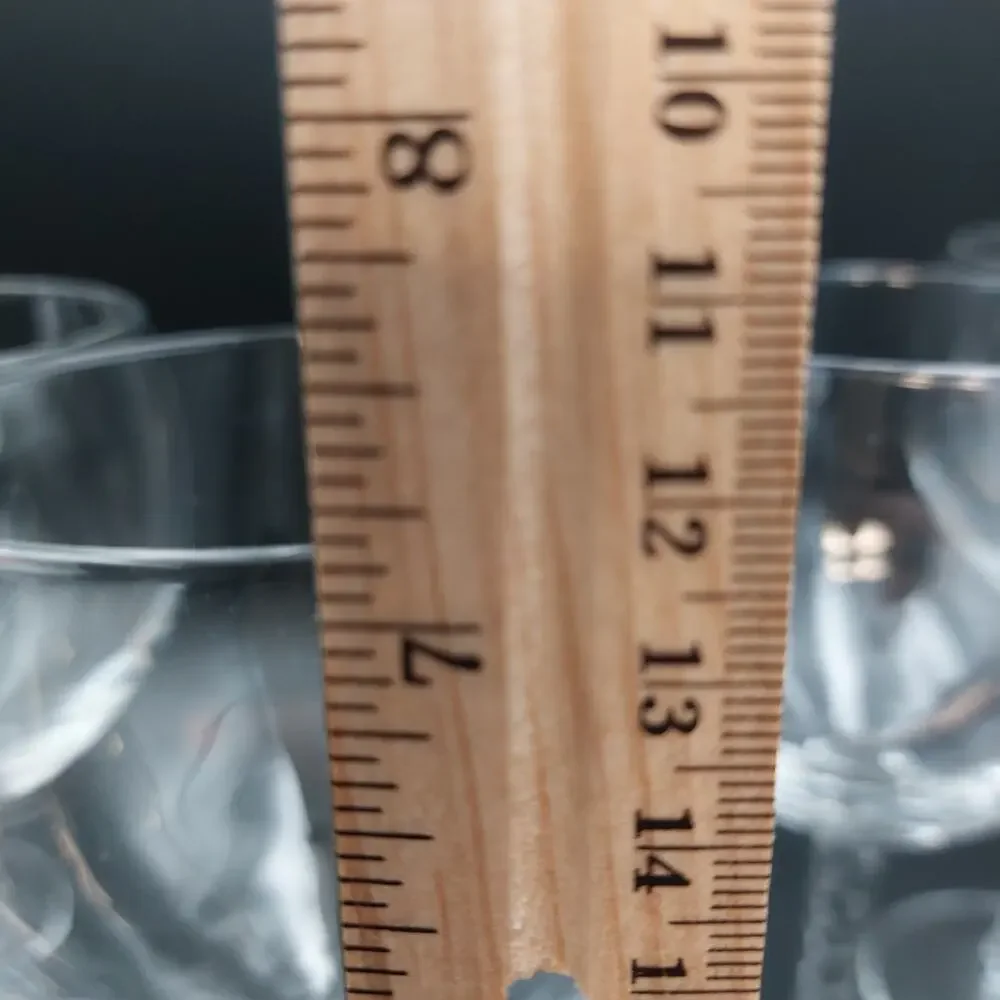 Cristal Darques Angelique Balloon Wine Glasses Set of 5 Clear Twisted Stem 7.25